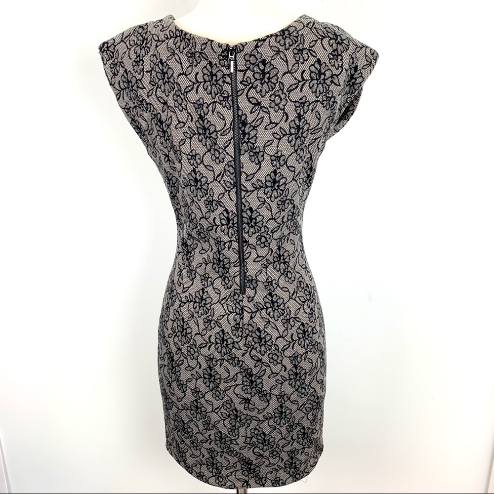 Zara Basic Collection Elegant Flower Print Dress M - image 2